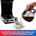 thumbnail image 4 of Total Chef Programmable 12-Cup Coffee Maker with Filter Black and Silver, 4 of 8