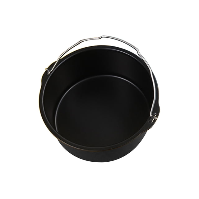 CEHVOM 5 Inch Non Stick AirFryer Cake Mold Barrel Baking Pan Tray Frying Basket
