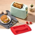 thumbnail image 1 of Cagogo under $5 Silicone Toaster Cover, Arc Shape Silicone Toaster Cover,Kitchen Appliance Dust Protection Cover,Heat Resistant Bread Maker Cover,Non Slip Toaster Oven Cover,Dust Proof Toaster Cover, 1 of 8