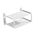 thumbnail image 3 of simhoa 2 Layers Projector Shelf Wall Mount Aluminum for Office TV Boxes Living Room White, 3 of 8