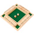 thumbnail image 1 of Shut the Box Game Funny Interactive 4-Player Wooden Dice Game Table Board Game, 1 of 10