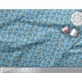 thumbnail image 2 of Soimoi Modal Satin Fabric Diagonal Stripe,Cross Bones & Skull Print Fabric by Yard 42 Inch Wide, 2 of 3