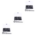 thumbnail image 1 of Dalazy Rondelles à Verrouillage à Pousser Robustes et Méthode Free Assembly Sans Dommages Conçues Noires Ensemble de 3, 1 of 6
