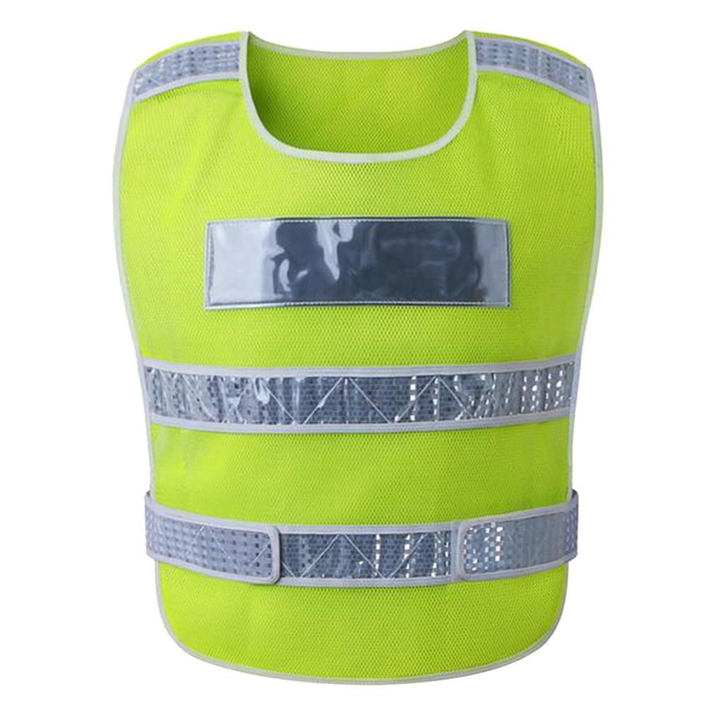 koolsoo High Visibility Vest Men And Women For Running Cycling Motorcycle Walking Yellow