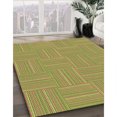 thumbnail image 3 of Ahgly Company Machine Washable Indoor Rectangle Transitional Green Area Rugs, 2' x 5', 3 of 7