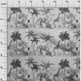 thumbnail image 3 of oneOone Viscose Jersey Gray Fabric Tropical Sewing Craft Projects Fabric Prints By Yard 60 Inch Wide, 3 of 4