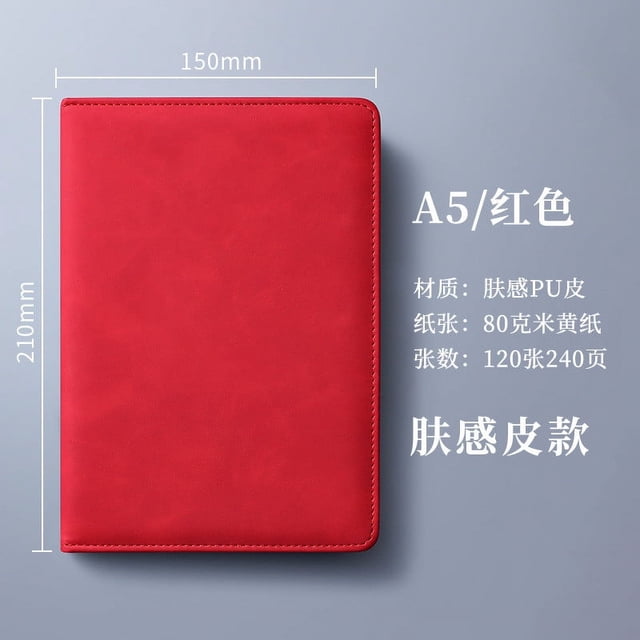 LSLJS Laptop Business Office Magnetic Notepad A5 Laptop No Deduction Diary Notebook