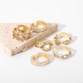 thumbnail image 3 of Gold Plated Cubic Zirconia Gold Rings for Women-6pcs, 3 of 5