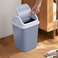 thumbnail image 1 of RXIRUCGD Bathroom Trash Can With Lid Small Garbage Can With Press Lid Plastic Wastebasket Flip Lid Trash With Popup Lid For Toilet Office Bedroom Living Room, 1 of 6