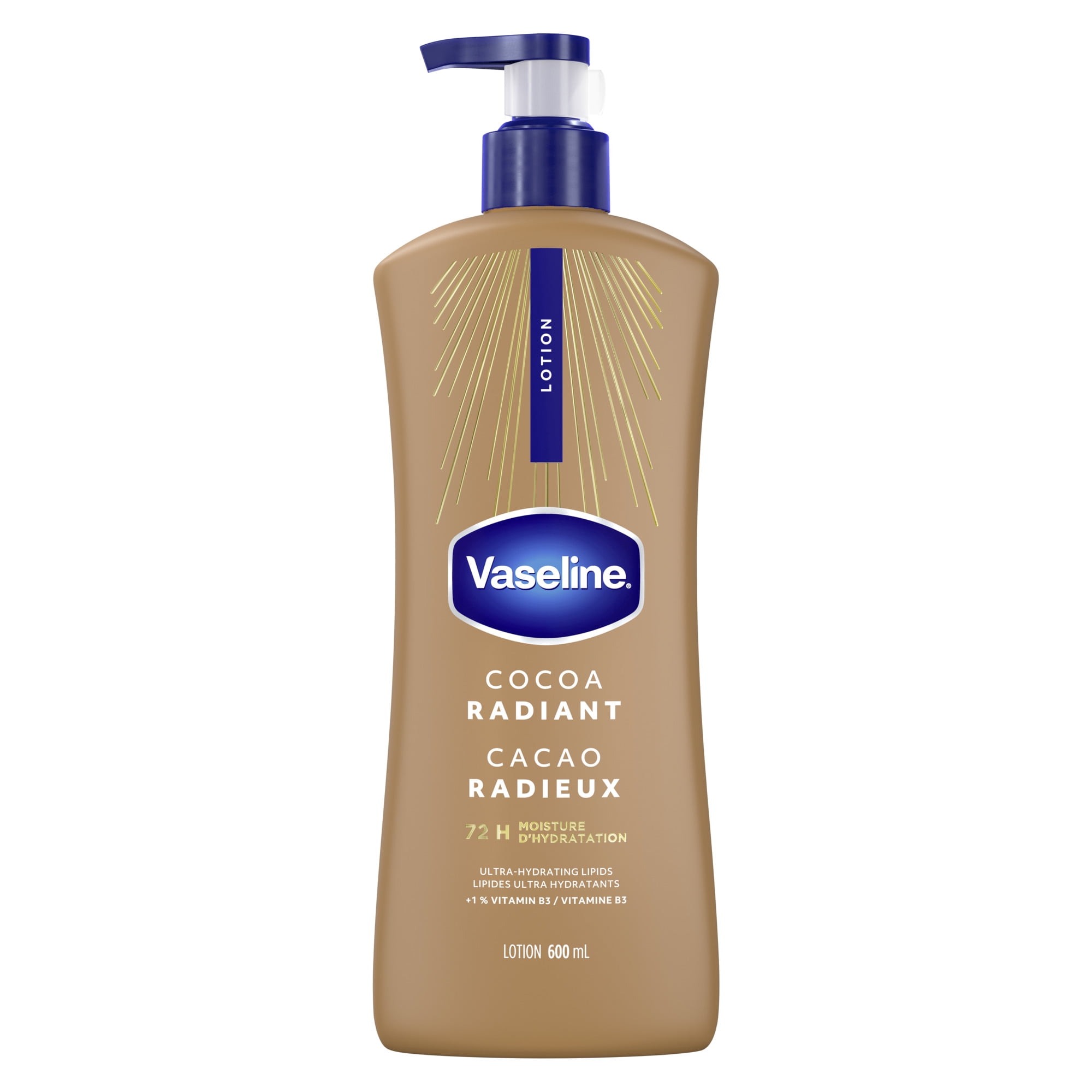 Vaseline Lotion Cocoa Radiant 72H Moisture, 600 ml - Walmart.ca