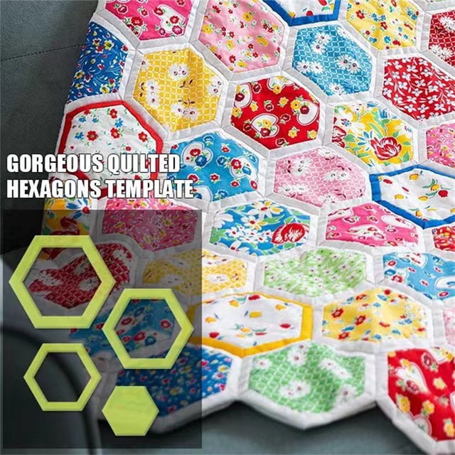 RYRDWP Gorgeous Hexagons Quilt Sewing Template