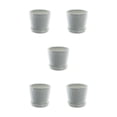 thumbnail image 1 of kurtrusly Modern Decorative Flower Pots Easy To Maintain Various Colors And Sizes light gray S pot+S tray 5Set, 1 of 6