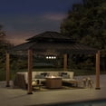 thumbnail image 3 of Sunjoy Roberts 13 ft. x 15 ft. 2-tier Hardtop Gazebo, 3 of 12