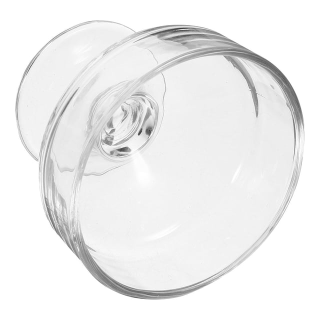 EIMELI Trifle Bowl Glass Large Ice Cream Cone Holder Stand
