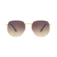 thumbnail image 3 of Time & Tru Women's Gold Round Sunglasses, 3 of 3
