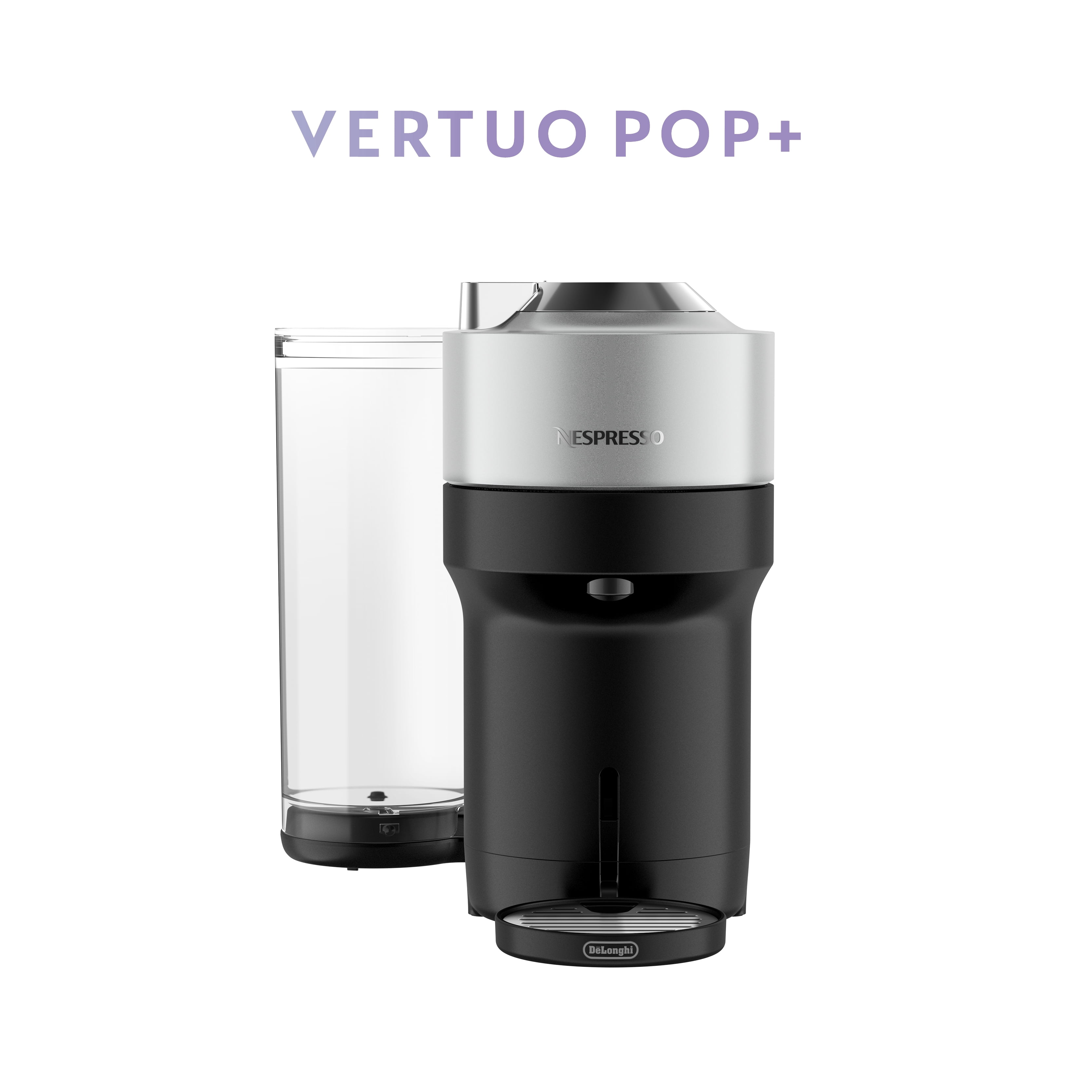 Machine à Café et Espresso Nespresso Vertuo Pop+ par De'Longhi, Argent