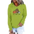 thumbnail image 1 of Penkiiy Chandails à Capuchon pour Femmes Mode Décontractée Blouse à Manches Imprimées Chandail à Capuche Vert Y2K Vêtements, 1 of 6
