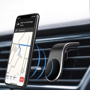 Magnetic Phone Holder for Car Vent - [5 Upgraded Magnet,Stronger] Car Magnetic Phone Mount Fit More Vent, iPhone Car Mount Stand Cradle Clip Grip Fit All Cell Phones