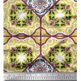 thumbnail image 1 of Soimoi Rayon Fabric Tiles Moroccan Print Fabric by Yard 56 Inch Wide, 1 of 3