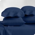 thumbnail image 1 of Bare Home Pillowcase Set - Premium 1800 Collection - Double Brushed - Ultra Soft - Standard Size, Dark Blue, 4 Count, 1 of 7