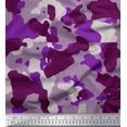 thumbnail image 1 of Soimoi Rayon Fabric Two Tone With White Camouflage Decor Fabric Printed Yard 56 Inch Wide, 1 of 3
