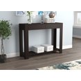 thumbnail image 1 of Safdie & Co. Table Console 40" Cappuccino Avec 2 Tiroirs, 1 Étagère, 1 of 4