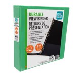 Pen+Gear Durable View 1.5" Binder Green