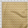 thumbnail image 4 of oneOone Georgette Viscose Yellow Fabric Asian Ikat Sewing Craft Projects Fabric Prints By Yard 42 Inch Wide, 4 of 4