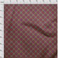 thumbnail image 3 of oneOone Georgette Viscose Fabric Geometric & Floral Block Print Fabric BTY 42 Inch Wide, 3 of 4