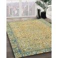 thumbnail image 2 of Ahgly Company Indoor Rectangle Abstract Dark Green Abstract Area Rugs, 5' x 7', 2 of 6