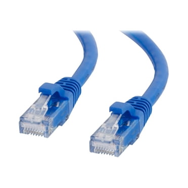 C2G 15ft Cat6a Snagless Unshielded (UTP) Ethernet Cable - Cat6a Network Patch Cable - Blue - Patch cable - RJ-45 (M) to RJ-45 (M) - 15 ft - UTP - CAT 6a - molded, snagless - blue