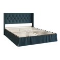 thumbnail image 5 of Billy Tufted Upholstered Platform Bed Denim Blue - King, 5 of 5