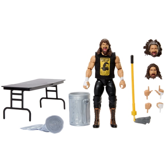 WWE Ultimate Edition Monday Night War Cactus Jack Action Figure & Accessories Collectible Set, 6-inch - Walmart Exclusive