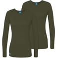 thumbnail image 1 of Adar Underscrubs for Women 2 Pack - Long Sleeve Underscrub Comfort Tee, 1 of 7