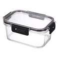 thumbnail image 2 of Iumwxz Lunch Box Lunch Bag Airtight Refrigerator Rectangular Kitchen Thickening Box Storage Box Bento Box Black Plastic Up to 65% Off, 2 of 3