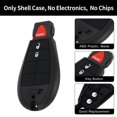 thumbnail image 4 of Unique Bargains 3 Buttons Keyless Entry Remote Fob Key Shell Case for Dodge Grand Caravan 08-18, 4 of 7