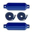 thumbnail image 3 of ZLight 2x Boat Fenders 6mm x 1.5M Collision PVC Anti Ropes for Docking Pontoon Blue G0 Blue Rope Rope 6x1.5m, 3 of 6