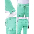 thumbnail image 4 of ADAR Pro Pantalon de Yoga Ajusté pour Femmes, Noir, 6 Poches, 4 of 6
