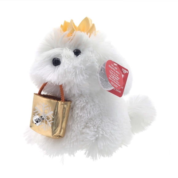 ANIM WHT GOLD DOG