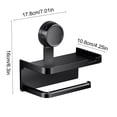thumbnail image 3 of Double Layer Suction Cup Paper Rack Toilet Paper Box Paper Towel Rack Storage Rack Paper Drawer Storage Rack, 3 of 6