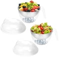 thumbnail image 4 of Hearth & Gear 2 Pcs Bol à Trempette Réfrigéré avec Couvercle et Poignée 50oz Bol à Glace Grande Capacité Bol de Service Glacé Plat de Service Froid Réutilisable pour Houmous Pâtes Fruits Chemin de Table Ensemble Napperons de Bout de Canapé, 4 of 7
