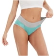thumbnail image 4 of Culottes Menstruelles pour Femmes, 4 Pcs, Réutilisables, Anti-Fuites, Grande Taille, Culottes de Protection Post-Partum, 4 of 7