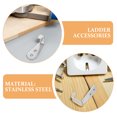 thumbnail image 4 of Miangastore 2pcs Bunk Bed Ladder Hooks Stainless Steel Loft Ladder Accessories Heavy Duty Ladder Brackets Camper Ladder Replacement Hooks, 4 of 8