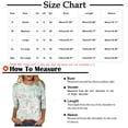 thumbnail image 3 of TIMIFIS Womens Tops 3/4 Sleeve Casual Loose Fit Tunic Tops Scoop Neck T-ShirtFall, 3 of 5