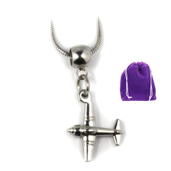 Collier Avion - Cadeaux pour Hôtesse de l'Air, Breloques de Collier pour Colliers et Cadeaux pour Agents de Bord, un Excellent Collier de Voyage Ou Collier d'Aéronef, Pendentif d'Avion et Cadeaux pour Pilote pour Femmes