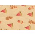 thumbnail image 1 of Ahgly Company Machine Washable Indoor Rectangle Transitional Orange Area Rugs, 4' x 6', 1 of 7