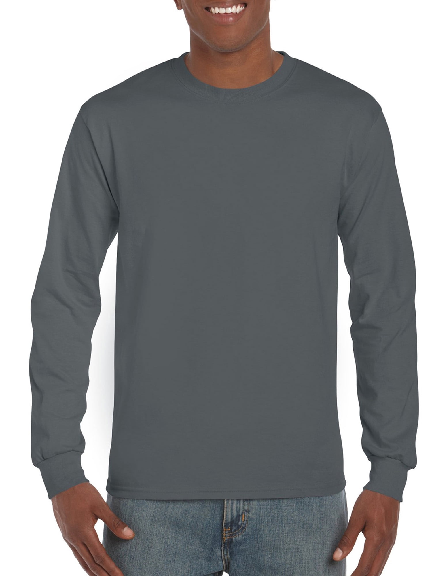 Gildan Mens Ultra Cotton Classic Long Sleeve T-Shirt