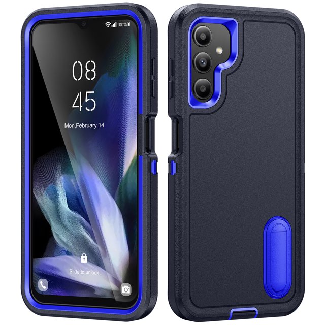 for Samsung Galaxy A14 5G Case, Samsung Galaxy A14 5G Phone Case with Built in Kickstand, Shockproof/Dustproof/Drop Proof Heavy Duty Military-Grade Rugged Protective Cover for Samsung Galaxy A14 5G