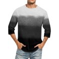 thumbnail image 1 of SDNall Shorts pour Hommes Hommes Imprimé Col Rond Décontracté Mode Manches Courtes Blouses Col Rond Chemises Chemises pour Hommes,T-Shirts à Manches Longues pour Hommes,Chemises à Manches Longues pour Hommes, 1 of 4