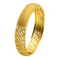 thumbnail image 1 of Lefu Dubai Gold Bangle Bracelet 24K Gold Plated Wedding Bridal Hinged Party Jewelry, 1 of 6